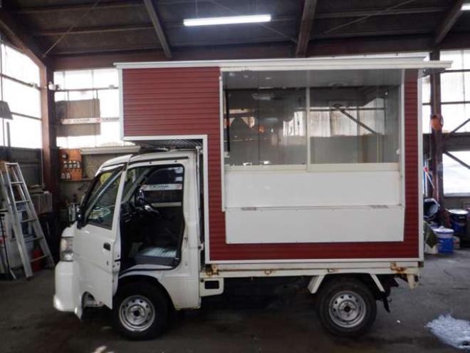 ピクシストラックスペシャル 3方開 4WD　キッチンカー　換気扇　シンク　コンセント　LED 照明　4WD　ライトレベライザー　ドアバイザー 660