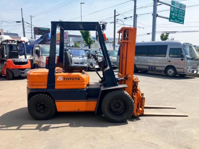 フォークリフトトヨタ　中古　5FG25　回転付