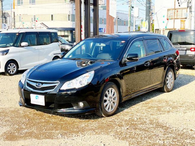 レガシィツーリングワゴン2.5i LパッケージLTD 4WD　ローンが不安な方＜1年保証　社外ナビ　フルセグTV　スマキー＞