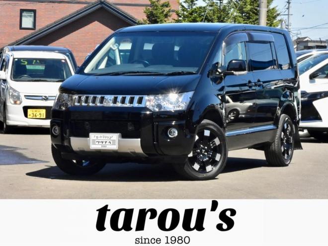デリカD:5　Dパワーパッケージ　４WD　本州仕入　前期／最終型　新車外しタイヤ／アルミ　アルパインナビ／フリップダウンモニター