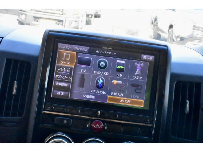 デリカD:5　Dパワーパッケージ　４WD　本州仕入　前期／最終型　新車外しタイヤ／アルミ　アルパインナビ／フリップダウンモニター