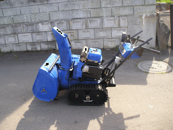 除雪機ヤマハ　6馬力除雪機　ＹＴ－660Ｅ　電動シューター　点検済み　即使用可
