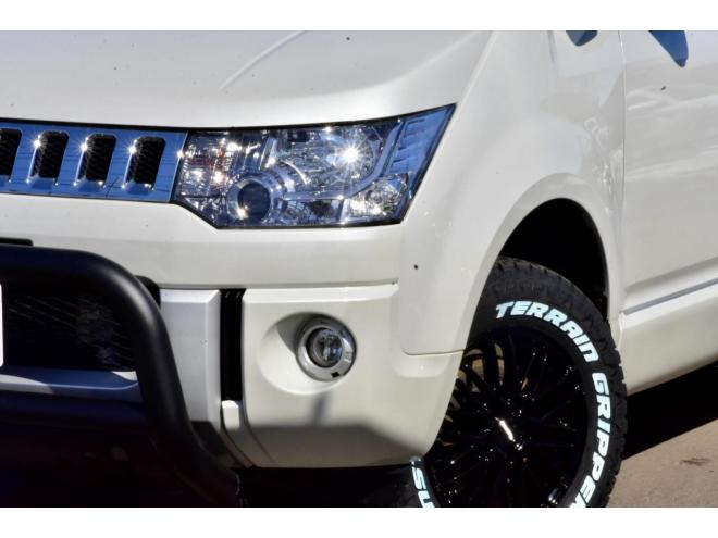 デリカD:5　Dパワーパッケージ　４WD　新品フロントガード　新品１６インチホイール／タイヤ　ディーラー整備