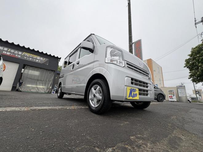 エブリイEVERY VAN 4WD JION TURBO　TURBO 寒冷地仕様　リアヒーター　ディアルカメラブレーキアシスト　フルセグナビ　バックカメラ　BT　VSC　AUTOライト　ETC バイザー　全磨き済み　エンジンオイル交換　ATF交換 4WD 660 ５Dr