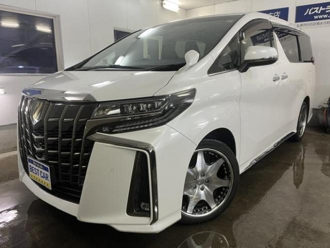 アルファードＳタイプゴールドⅡ　後期型　禁煙車　ＷＥＤＳ２０インチＡＷ　社外１７ＡＷ＋スタッドレスタイヤ　シーケンシャルウィンカー　ドラレコ付デジタルルームミラー　両側パワースライドドア　パワーバックドア　純正フリップダウンモニター 4WD 2500 5Dr