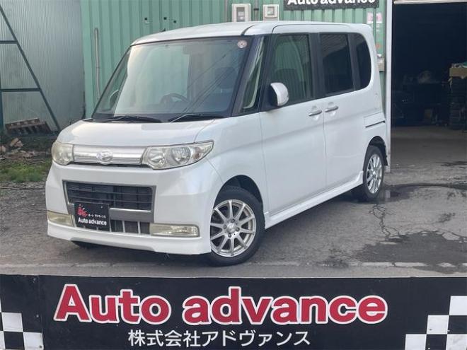 タントカスタムＲＳ　４ＷＤ　２２周年記念大幅　値　下ゲ　中スペシャル！　　ＨＩＤ　ターボ　パワースライド　ナビ　ＴＶ　ＭＯＭＯステ　四駆 4WD 660 5Dr