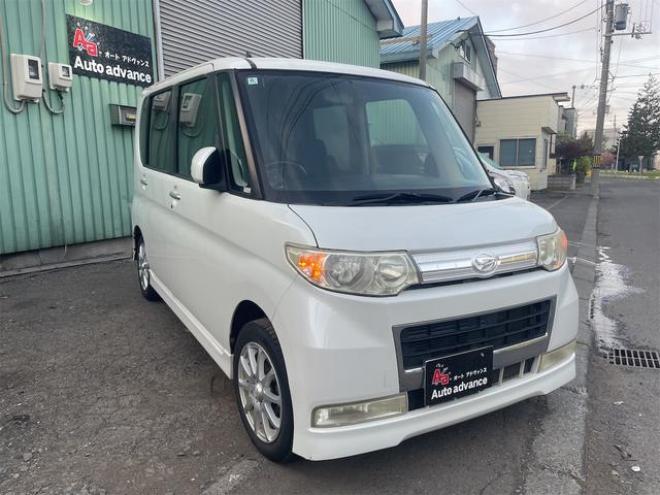タントカスタムＲＳ　４ＷＤ　２２周年記念大幅　値　下ゲ　中スペシャル！　　ＨＩＤ　ターボ　パワースライド　ナビ　ＴＶ　ＭＯＭＯステ　四駆 4WD 660 5Dr