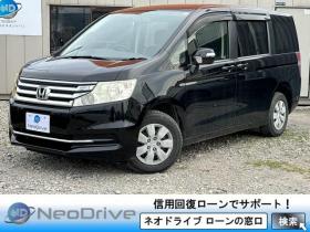 ステップワゴン　2.0G 4WD　ローンが不安な方＜優遇ローン＞1年保証　両側スライドドア　社外オーディオ