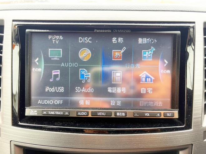レガシィツーリングワゴン2.5i Sスタイル 4WD　ローンが不安な方＜優遇ローン＞本州仕入 1年保証　純正ナビ　フルセグTV 