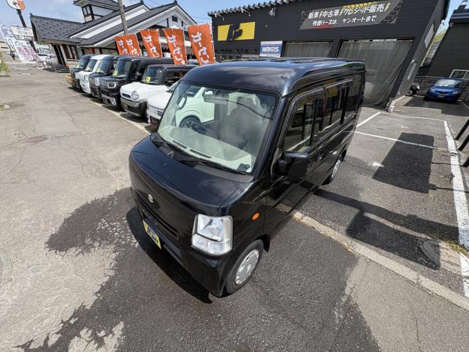 エブリイEVERY VAN 4WD JION TURBO本州仕入　寒冷地仕様　リアヒーター　TURBO ブルートゥースフルセグナビ　格納ミラーETC　エンジンオイル交換　全磨き済　スタットレス付 4WD 660 5Dr