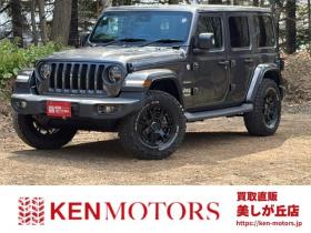 ラングラー　アンリミテッド サハラ 3.6L 4WD　グラナイトグレー　エアコン　クルコン　パワステ　パワーウィンドウ　フロントカメラ　バックカメラ　キーレスエントリー　アルミホイール　ABS　横滑り防止装置　盗難防止装置　フルセグTV 正規輸入車 3600