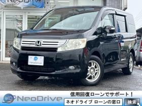 ステップワゴン　2.0G Lパッケージ 4WD　ローンが不安な方＜優遇ローン＞　寒冷地仕様　社外ナビ　両側パワースライド 4WD 2000 5Dr