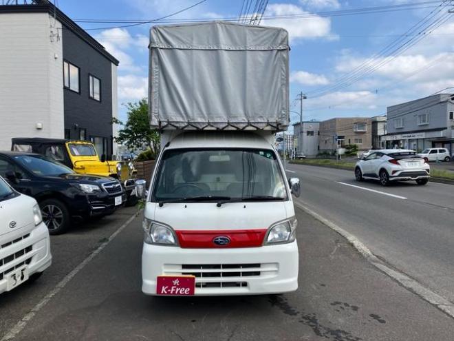 サンバートラック 　４ＷＤ　エアコン　パワステ　パワーウインドウ　コンテナ幌車　ハイルーフ幌車 4WD 660 2Dr