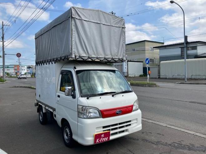 サンバートラック 　４ＷＤ　エアコン　パワステ　パワーウインドウ　コンテナ幌車　ハイルーフ幌車 4WD 660 2Dr