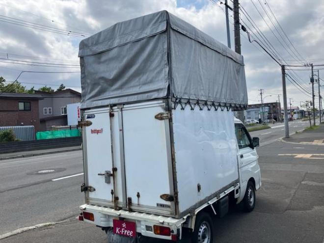サンバートラック 　４ＷＤ　エアコン　パワステ　パワーウインドウ　コンテナ幌車　ハイルーフ幌車 4WD 660 2Dr