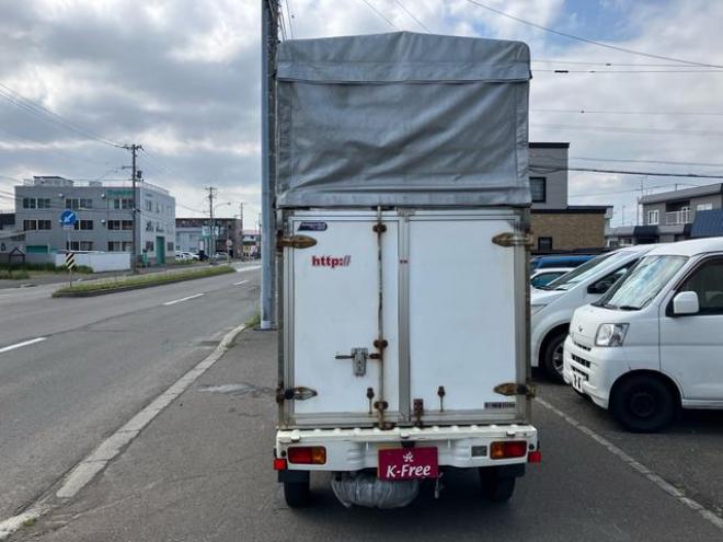 サンバートラック 　４ＷＤ　エアコン　パワステ　パワーウインドウ　コンテナ幌車　ハイルーフ幌車 4WD 660 2Dr