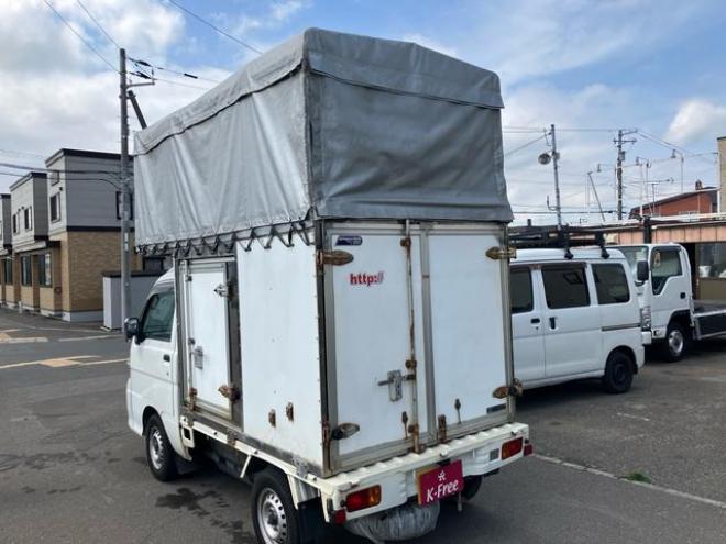 サンバートラック 　４ＷＤ　エアコン　パワステ　パワーウインドウ　コンテナ幌車　ハイルーフ幌車 4WD 660 2Dr