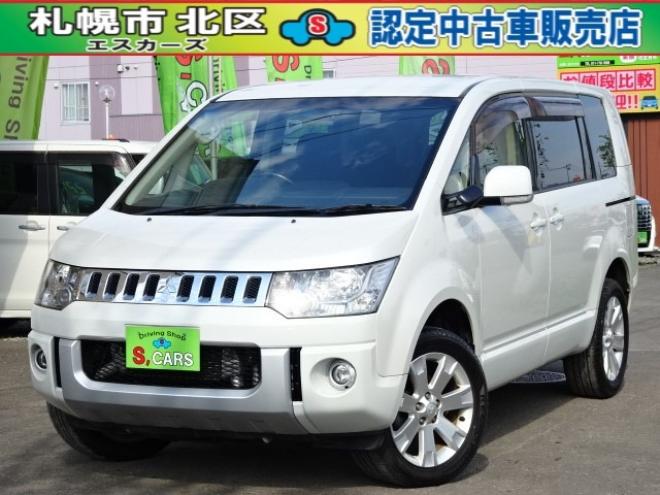 デリカD：5 2.2 D パワーパッケージ ディーゼルターボ 4WD　本州車　保証1年/走行距離無制限　4WD　ディーゼルターボ　ワンオーナー　両側パワースライドドア　社外ナビ　地デジ　バックカメラ　Bluetooth接続　パドルシフト　クルーズコントロール　18インチアルミホイール 2300
