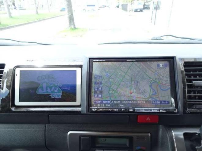 ハイエースバン2.7 スーパーGL ダークプライム ワイド ミドルルーフ ロングボディ 4WD　本州車　保証1年/走行距離無制限 4WD　後期仕様　モデリスタエアロ　両側パワースライドドア　舞杏KBレーシング2アルミホイール　ALPINE製ナビ　地デジ　バックカメラ　現行型ドアミラー　スマートキー ベットキット 2700