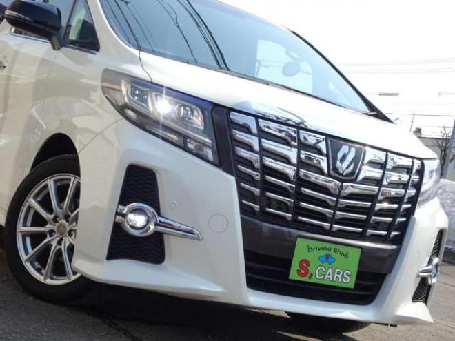 アルファード3.5 SA Cパッケージ 4WD　本州車　保証1年/走行距離無制限　4WD　プリクラッシュセーフティー　3500cc　両側パワースライドドア　パワーバックドア　JBLサウンドシステム　全方位カメラ　メーカーナビ　地デジ　ETC　中古冬タイヤ付属 3500