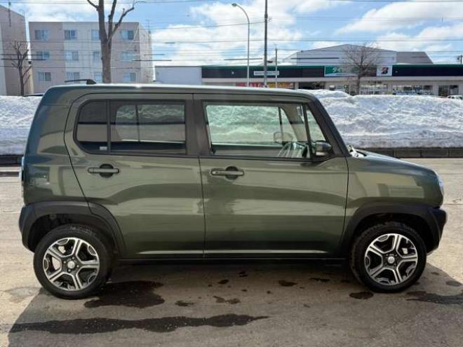 ハスラーX 4WD　保証1年/走行距離無制限　4WD　レーダーブレーキシステム　ヒルディセントコントロール　社外ナビ　TV　アイドリングストップ　シートヒーター　プッシュスタート　スマートキー　HID　ミラーヒーター　冬タイヤ付き 660