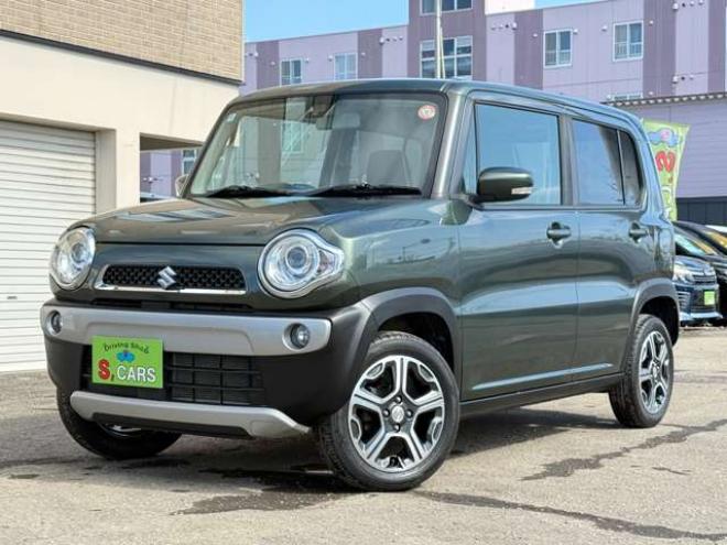 ハスラーX 4WD　保証1年/走行距離無制限　4WD　レーダーブレーキシステム　ヒルディセントコントロール　社外ナビ　TV　アイドリングストップ　シートヒーター　プッシュスタート　スマートキー　HID　ミラーヒーター　冬タイヤ付き 660