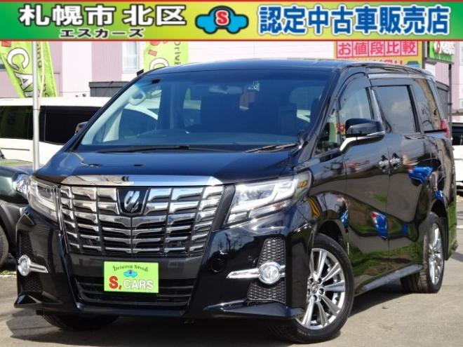 アルファード2.5 S Aパッケージ 4WD　本州車　保証1年/走行距離無制限　4WD　両側パワースライドドア　プリクラッシュセーフティ 純正9型ナビ 地デジ　バックカメラ　Bluetooth接続　フリップダウンモニター　ブレーキホールド　純正18AW　冬タイヤ付属 2500