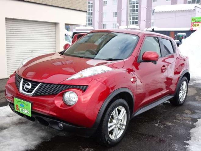 ジューク1.6 16GT FOUR タイプV 4WD　保証1年/走行距離無制限　切替4WD　純正ナビ　地デジ　バックカメラ　純正エンジンスターター　インテリジェントキー　プッシュスタート　冬タイヤ付属 1600