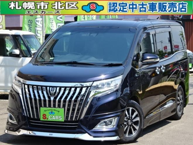 エスクァイア2.0 Gi 4WD　本州車　保証1年/走行距離無制限　4WD　モデリスタエアロ　トヨタセーフティセンスC　TEIN車高調　純正オプショングリル　両側パワースライドドア　純正10型ナビ　TV　バックカメラ　純正エンジンスターター 本革 2000