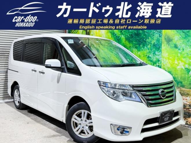 セレナ2.0 ハイウェイスター Vセレクション+Safety 4WD　防錆塗装4WDTVナビBカメエンスタETCドラレコ積込タイヤ 2000