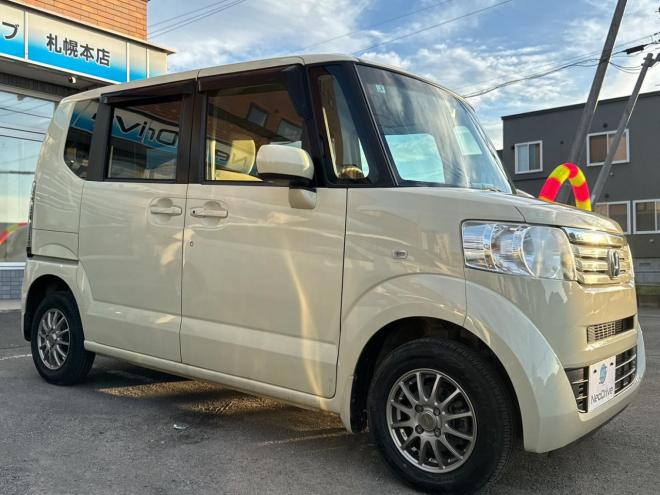 N-BOX660G Lパッケージ 4WD　ローンが不安な方＜優遇ローン＞　本州仕入 社外ナビTV　パワースライド　ETC 4WD 660 5Dr