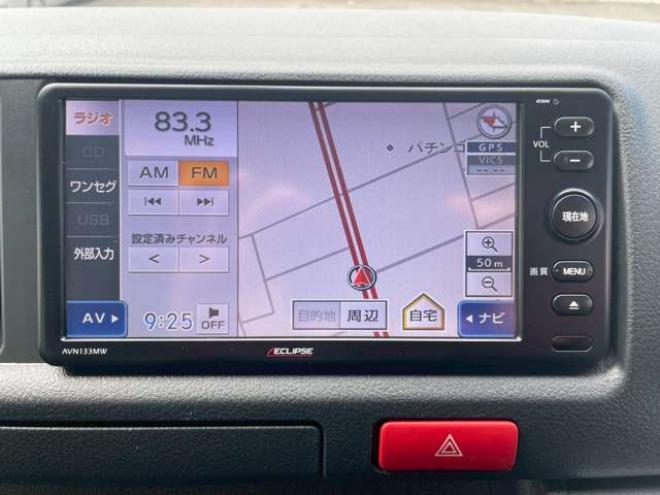 ハイエース2.7 DX ロング ミドルルーフ 4WD　4WD　社外ナビ　ドラレコ　リアヒーター 2700