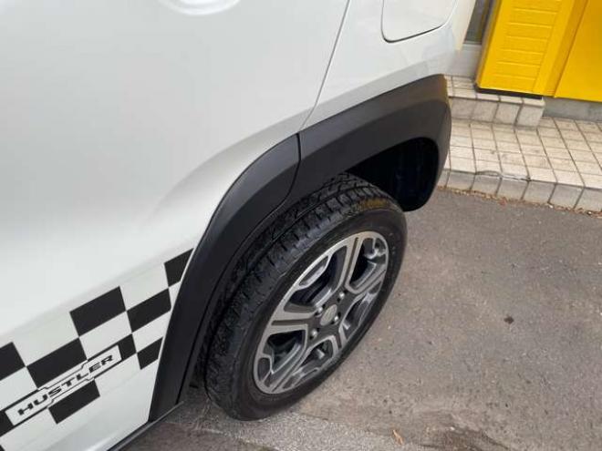 ハスラーXターボ 4WD　1年保証/9インチ大型ナビ・フルセグTV/Bluetooth/バックカメラ/エンジンスターター/キー2本/ドラレコ/純正15インチアルミホイール付き夏タイヤ装着/アルミホイール付き冬タイヤ付き/車検整備2年付/法定整備/修復歴無 660