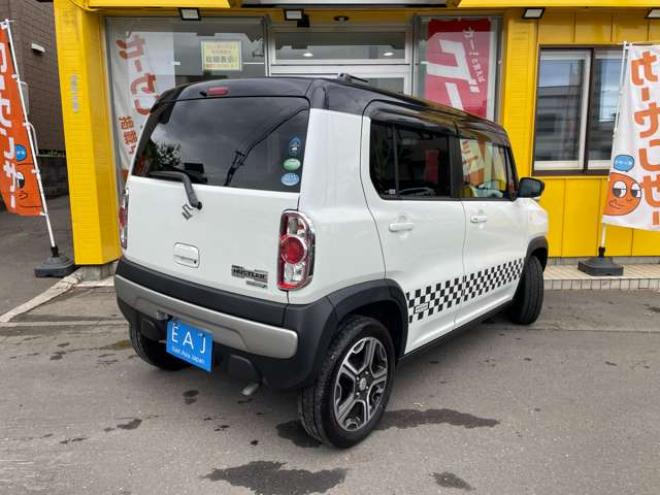 ハスラーXターボ 4WD　1年保証/9インチ大型ナビ・フルセグTV/Bluetooth/バックカメラ/エンジンスターター/キー2本/ドラレコ/純正15インチアルミホイール付き夏タイヤ装着/アルミホイール付き冬タイヤ付き/車検整備2年付/法定整備/修復歴無 660
