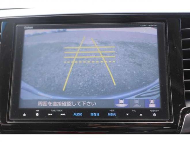 オデッセイ2.4 アブソルート 4WD　検R8/12　バックカメラ　片側電動スライドドア　ハーフレザーシート 2400