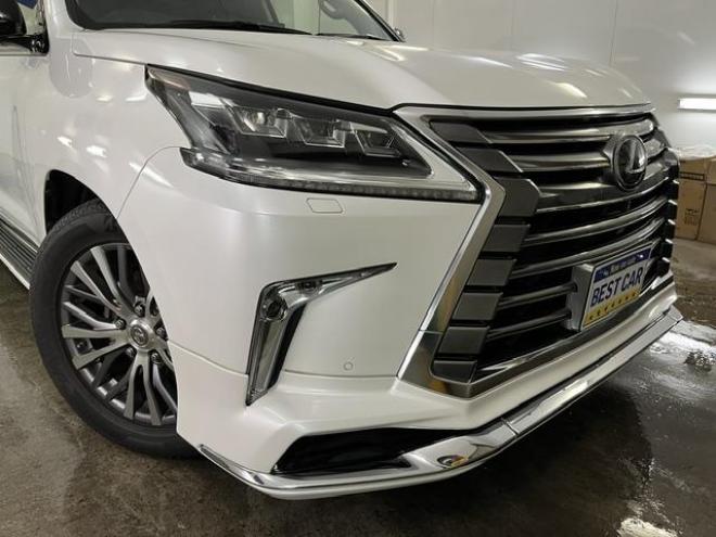 レクサスＬＸ５７０　本州仕入　寒冷地仕様　禁煙車　純正２０インチＡＷ　レクサスセーフティセンス　マークレビンソン　モデリスタスポイラー　純正ブラックレザーシート　社外１８インチＡＷ＋スタッドレスタイヤ　パノラミックビュー 4WD 5700 5Dr