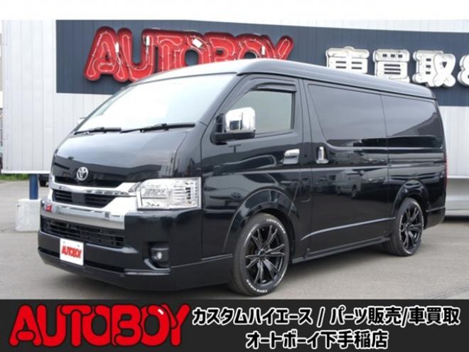 ハイエース2.7 GL ロング ミドルルーフ 4WD　IFUU製　IF-WB8　10人乗り対面ラウンジベッド仕様　415COBRAクリーンルック3フロントスポイラー&バッドラッカー毒牙18インチAW　イクリプス製10.1インチフローティングナヒ　純正EGスターター 2700