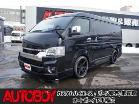 ハイエース　2.7 GL ロング ファインテックツアラー 4WD　415COBRA　ファントムヘッドライトシステム&フェイスリフトキット&F/S/R/ルーフスポ/ボンネット/プレステージテールランプ&新作バッドラッカーHP-6　18インチAW　TOYO　H30　225/50R18 2700