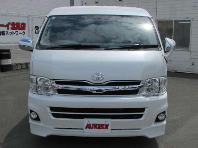 ハイエース2.7 GL ロング ミドルルーフ 4WD　電動パワースライドドア/ETC/ドライブレコーダー/社外ナビ/フルセグTV/バックカメラ/LEDヘッドライト・フォグ/キーレス/エンジンスターター/ベッドキット 2700