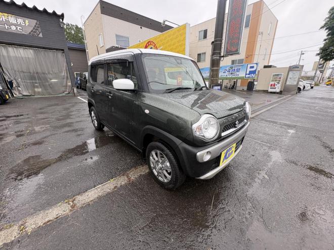 ハスラーHUSTLER  4WD　Fリミテッドお洒落ツートン　寒冷地仕様　Ｓ－エネチャージ　ブレーキアシスト　VSC　HID　スマートキー　スペアー有　アイドリングSTOP 地デジナビ　フォグランプ　シートヒーター　ETC 　スタットレス　全磨き済　エンジンオイル交換 4WD 660 5Dr