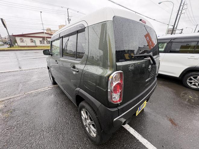ハスラーHUSTLER  4WD　Fリミテッドお洒落ツートン　寒冷地仕様　Ｓ－エネチャージ　ブレーキアシスト　VSC　HID　スマートキー　スペアー有　アイドリングSTOP 地デジナビ　フォグランプ　シートヒーター　ETC 　スタットレス　全磨き済　エンジンオイル交換 4WD 660 5Dr