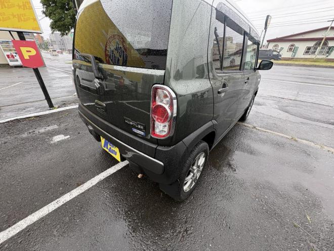 ハスラーHUSTLER  4WD　Fリミテッドお洒落ツートン　寒冷地仕様　Ｓ－エネチャージ　ブレーキアシスト　VSC　HID　スマートキー　スペアー有　アイドリングSTOP 地デジナビ　フォグランプ　シートヒーター　ETC 　スタットレス　全磨き済　エンジンオイル交換 4WD 660 5Dr