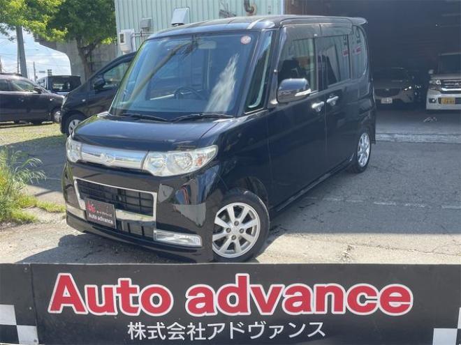 タントカスタムＸ　４ＷＤ　ドライブレコーダー　スライドドア　ＨＩＤ　スマートキー　ベンチシート　ＡＴ　盗難防止システム　ＡＢＳ　ＣＤ　ＭＤ　アルミホイール　衝突安全ボディ　エアコン　パワーステアリング　パワーウィンドウ 4WD 660 5Dr