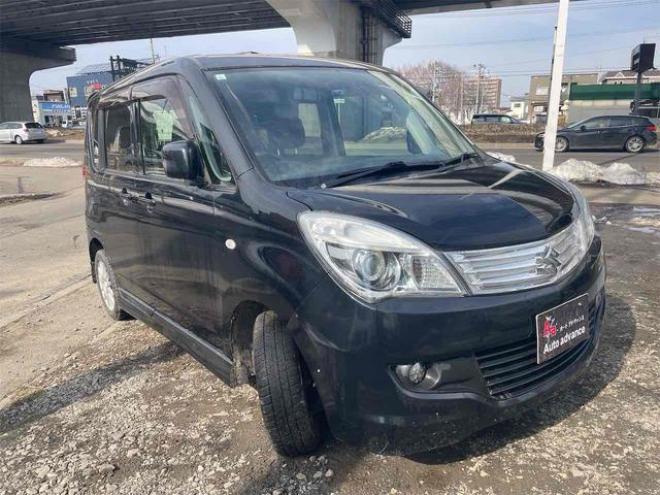 ソリオＳ　４ＷＤ　ナビ　ＴＶ　両側スライドドア　スマートキー　ＣＶＴ　アルミホイール　ＡＢＳ　エアコン　パワーステアリング　パワーウィンドウ 4WD 1200 5Dr