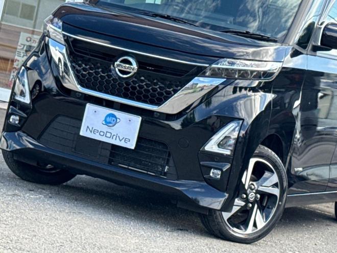 ルークス660ハイウェイスターGターボ 4WD　ローンが不安な方＜優遇ローン＞　寒冷地仕様 社外ナビTV　パワースライド 4WD 660 5Dr