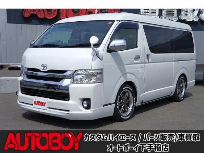 ハイエース2.7 GL ロング ファインテックツアラー 4WD　アルパインBIG-Xナビ&後席フリップダウンモニター　両側パワースライドドア　社外ETC　ISOFIX対応キャプテンシート　415COBRAクリーンルック3Fスポイラー　BADRACKER17インチAW　ドラレコ 2700