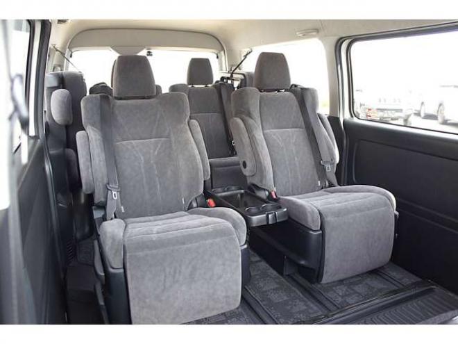 ハイエース2.7 GL ロング ファインテックツアラー 4WD　アルパインBIG-Xナビ&後席フリップダウンモニター　両側パワースライドドア　社外ETC　ISOFIX対応キャプテンシート　415COBRAクリーンルック3Fスポイラー　BADRACKER17インチAW　ドラレコ 2700