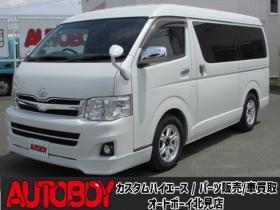 ハイエース　2.7 GL ロング ミドルルーフ 4WD　電動パワースライドドア/ETC/ドライブレコーダー/社外ナビ/フルセグTV/バックカメラ/LEDヘッドライト・フォグ/キーレス/エンジンスターター/ベッドキット 2700