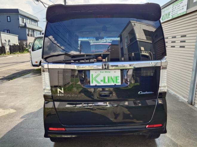 N-BOX カスタムGターボSSパッケージ　ユーザー買取車　当店販売車両　社外ナビ・TV・バックカメラ　Bluetooth　エンジンスターター　ドラレコ前後　プッシュスタート　ETC　オートライト機能　ドアバイザー　タイミングチェーン　JC08モード燃費18.2km/リットル　4WD 660 5Dr
