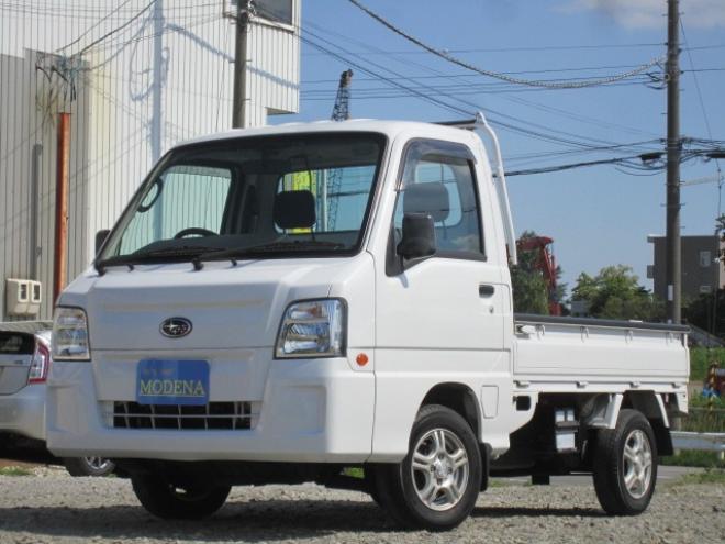 サンバートラック TC 三方開 4WD　4WD 道外仕入れ 走行26000km オートマ エアコン パワステ パワーウインドキーレス CD 社外アルミ スタッドレス+ホイールセット積込み 1年間走行無制限保証付 660